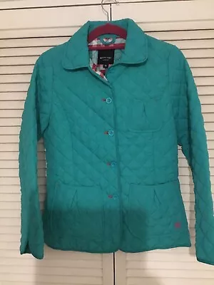 Buy BETTY KAY London Designer Green Quilted Jacket Size 10. • 5£
