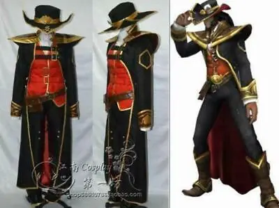 Buy League Of Legends LOL Twisted Fate The Card Master Cosplay Costume Custom Mad • 117.60£