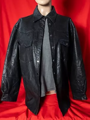 Buy Zara Black Leather Jacket • 5£