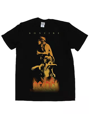 Buy Ac/Dc Bonfire Cover Black Official Tee T-Shirt Mens • 22.21£