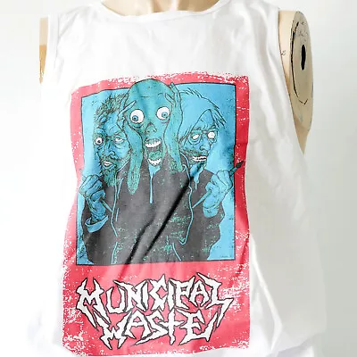 Buy Municipal Waste Metal Punk Rock Hardcore T-shirt Sleeveless Vest Tank Top S-3XL • 14.99£
