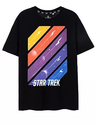 Buy Star Trek Black Short Sleeved T-Shirt (Mens) • 16.99£