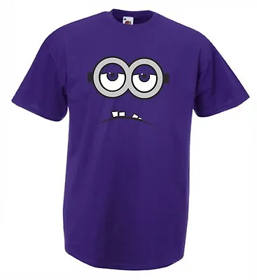 Buy Despicable Me Purple Evil Minion , Fun T Shirt Size Small To 3xl • 9.50£