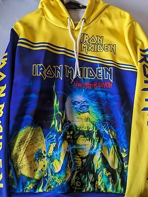 Buy Iron Maiden Hoody, Size S/M, Live After Death • 8.50£