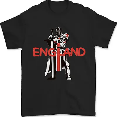 Buy England St Georges Day Knights Templar Flag Mens T-Shirt 100% Cotton • 8.49£