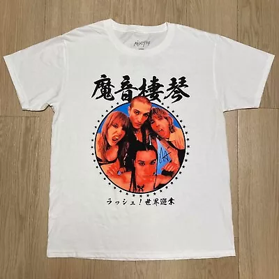 Buy Maneskin T-shirt Rush World Tour JAPAN Exclusive White L Rock Band T-shirt • 123£