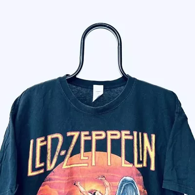 Buy Led Zeppelin US 1975 Tour Graphic T-Shirt In Black | Size XL • 25£