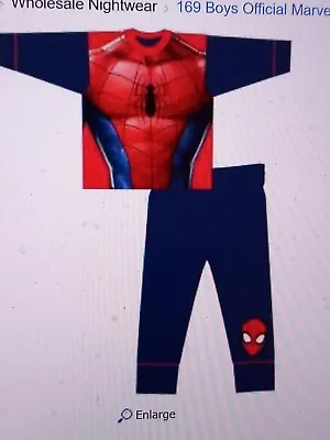 Buy Kids Novelty Boys Pyjamas  Spiderman Superhero PJs Nightwear Sizes 2/3yrs-9/10YR • 6.99£
