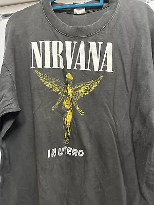 Buy Nirvana In Utero T-Shirt - Vintage • 757.95£