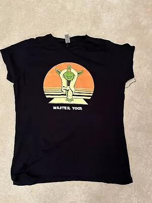 Buy Master Yoga Star Wars Yoda LADIES  T Shirt Size 2XL • 10£