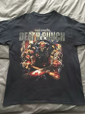 Buy Five Finger Death Punch Shirt Large Black 5FDP FFDP Slipknot Nickelback Trivium • 24.10£