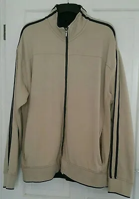 Buy Next Beige Soft Cotton Zip Front Jacket Size Xxl (chest 50 -52 ) • 16.99£