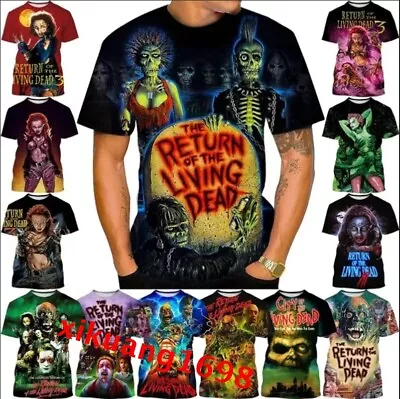 Buy Horror Movie The Return Of The Living Dead T-shirt Short Sleeve Tee Top Pullover • 8.87£