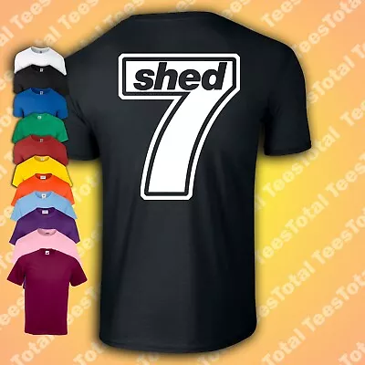 Buy Shed Seven 7 Football T-Shirt 1990s Indie Britpop Oasis Indie Rick Witter • 16.99£
