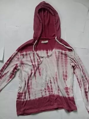 Buy Aeropostale Pink Tie Dye Hoodie Sweatshirt Drawstring Size XS • 4.72£