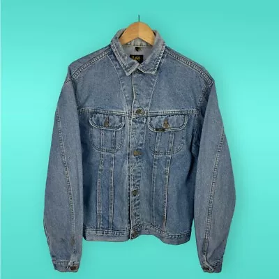 Buy Lee 'Riders' Blue Button Up Denim Jacket Medium • 30£