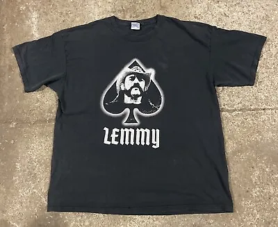 Buy Lemmy Motörhead Vintage Black T Shirt Yazbek Tag, Men’s Size XXL • 54.47£