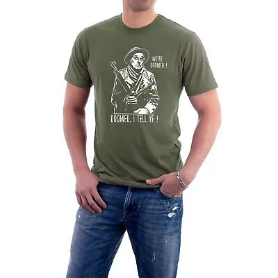Buy We're Doomed ! Rubbish ! T-shirt Dad's Army Frazer British War Home Guard Army • 14£