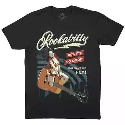 Buy Rockabilly Mens T-Shirt Music Sexy Girl Guitar Rock Punk Make Me Fly P445 • 11.99£
