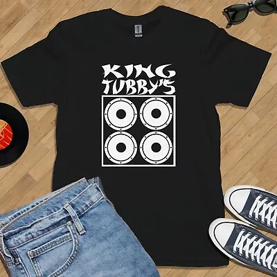 Buy KING TUBBY'S TRIBUTE T-SHIRT (Tubby Bass Roots Reggae Dub Sound System Dubwise) • 14.99£