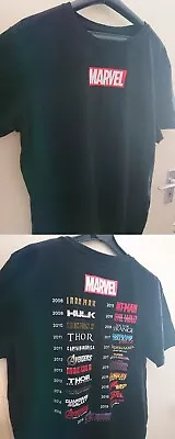 Buy Marvel Cinematic Universe 2008-2019 T-Shirt Large Men Avengers Spider-Man • 2£