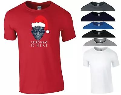 Buy Game Of Thrones T Shirt Christmas Is Here Night King GOT Xmas Gift Men Tee Top • 10.99£