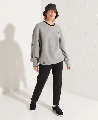 Buy Superdry Womens Strikeout Oversized Crew Sweatshirt Size Xs/S • 15£