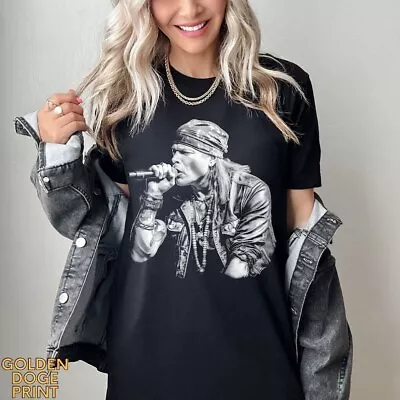 Buy Rock 'n' Roll Rebel Axl Rose Shirt, Guns N' Roses Tribute Tee, Music Icon Merch • 22.23£