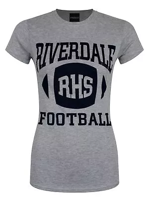 Buy Riverdale T-shirt Football Women's Heather Grey • 13.99£