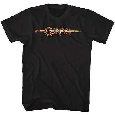 Buy Conan The Barbarian Classic Movie CONAN Color Logo Men's T-Shirt • 38.94£