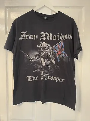 Buy Iron Maiden Gildan Printed T-shirt Rock Band The Trooper Large • 14.99£