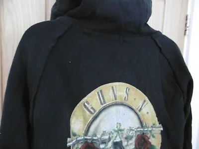 Buy *new Tagged* Amplified Guns 'n' Roses Gnr Drum Logo Ladies Zipped Hoodie Size L • 24.79£