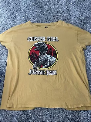 Buy Jurassic World Clever Girl Shirt Women’s Size Medium • 5.79£