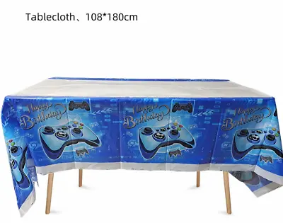 Buy Large Video Game Gaming Tablecloth Birthday Party Tablecover Tableware Decor • 3.38£