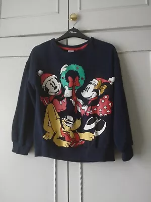 Buy Next Christmas Disney Sweatshirt Age 12 • 2.50£