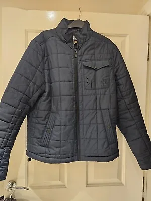 Buy Next Size Medium Blue Quilted Jacket  Pocket Detail To Front • 15£