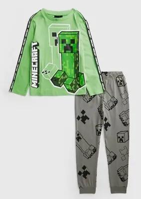Buy TU Minecraft Green Pyjamas 9-10 Years New • 11£