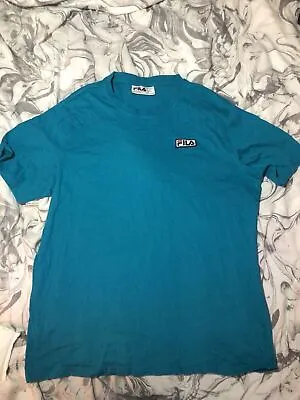 Buy Fila Large Blue T-Shirt • 7.92£