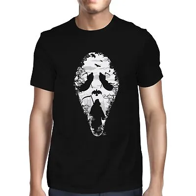 Buy 1Tee Mens Grim Reaper Ghost Face  T-Shirt • 7.99£