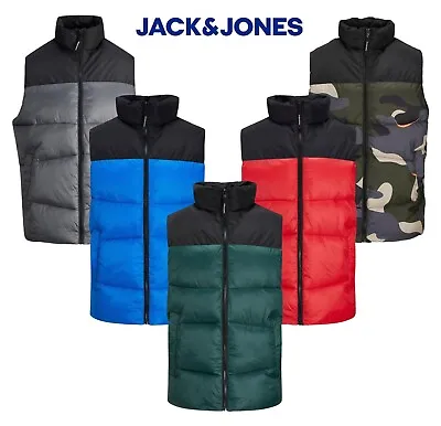 Buy Mens Jack & Jones Gilet Lightweight Sleeveless Jacket Warm Padded Bodywarmer • 21.99£