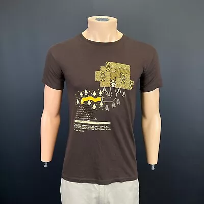 Buy Able Clothing T-Shirt S Mens Circa 58 Gaming Player Fun 2D Brown Crew Tee • 12.95£