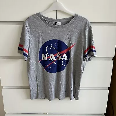 Buy H&M Grey NASA Logo T-Shirt Size Small BNWOT • 4.99£