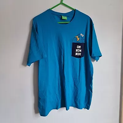 Buy Sesame Street 2019 Mens Size L Large T-shirt Cookie Monster Official Merchandise • 9.99£
