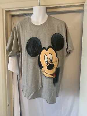 Buy Disneyland Walt Disney World Tee Shirt Size XL Men’s Mickey Mouse Colour Grey • 10£