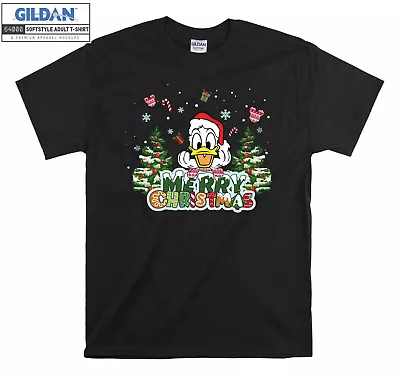 Buy Merry Christmas Donald Duck T-shirt Gift Hoodie Tshirt Men Women Unisex E121 • 11.99£