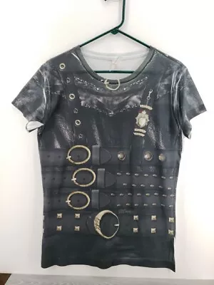 Buy Edward Scissorhands Costume Tee Shirt Sublivie Womens 2XL Fitted Top Tshirt • 14.08£