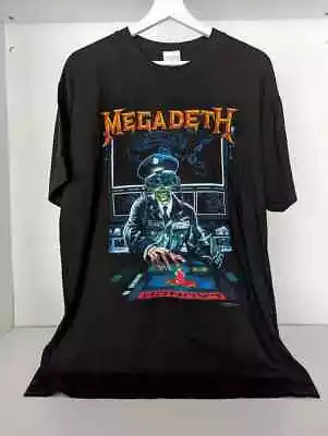 Buy MEGADETH 1990 Vintage T-Shirt Rust In Peace Tour • 43.76£