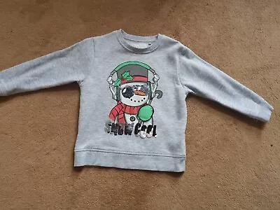 Buy Next - Children’s Musical Christmas Jumper - Size 4 Years. • 5£