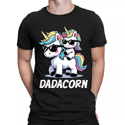 Buy Dada Corn Father's Day T-Shirt Funny Unicorn Happy Best Dad Men T-Shirt Top #FD • 9.99£