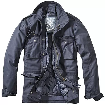 Buy Brandit M-65 Standard Jacket Police Security Parka Mens Warm Outdoor Coat Navy • 75.95£